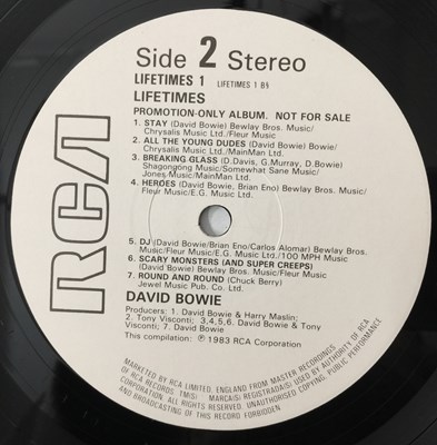 Lot 32 - DAVID BOWIE - LIFETIMES LP (ORIGINAL UK 1983 PROMO COPY - LIFETIMES 1)