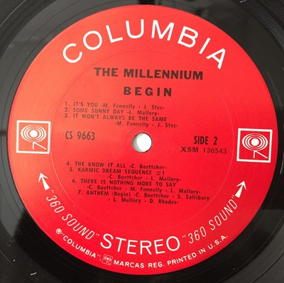 Lot 68 - THE MILLENIUM - BEGIN (COLUMBIA CS 9663 - ORIGINAL PRESSING)