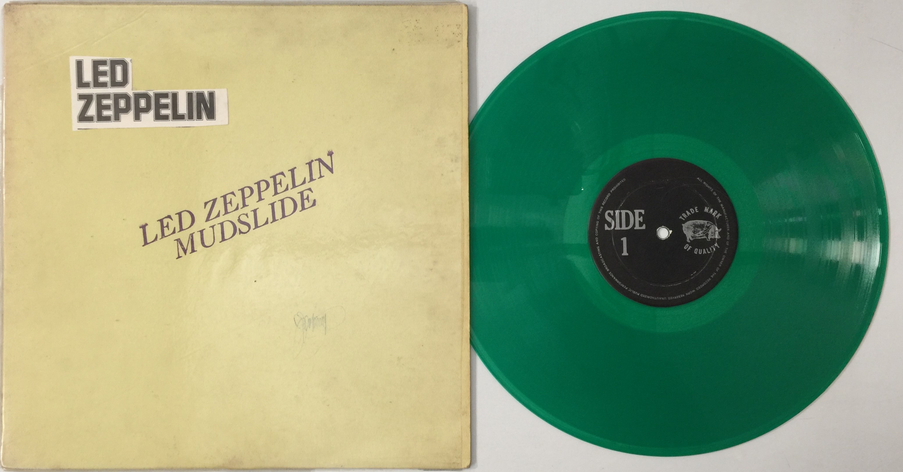 Lot 73 - LED ZEPPELIN - MUDSLIDE LP (PRIVATE PRESSING -