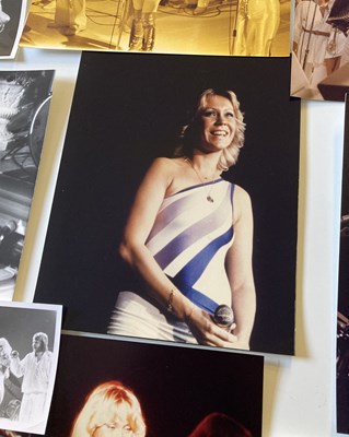 Lot 328 - ABBA CONCERT PHOTOS - SOME BY KEVIN CUMMINS