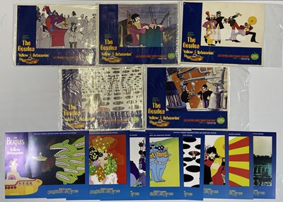 Lot 187 - THE BEATLES - FIVE ORIGINAL 1968 YELLOW SUBMARINE LOBBY CARDS.