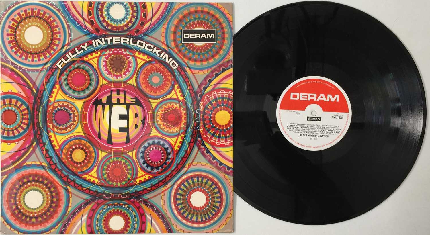 Lot 75 - THE WEB - FULLY INTERLOCKING LP (SML.1025 - ORIGINAL UK PRESSING)