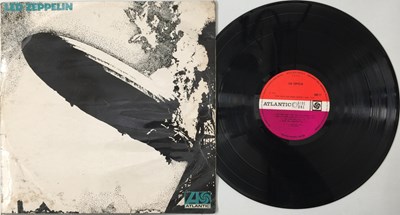 Lot 78 - LED ZEPPELIN - LED ZEPPELIN 'I' LP (ORIGINAL UK 'TURQUOISE' LETTERING/SUPERHYPE COPY - ATLANTIC 588171)