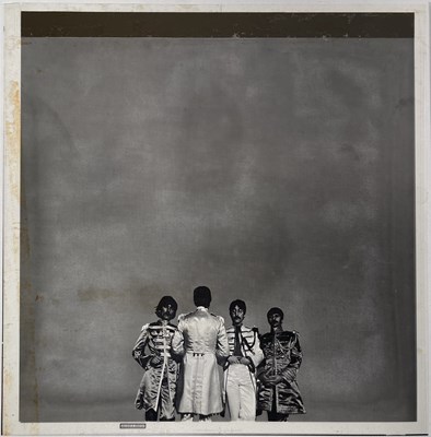 Lot 344 - THE BEATLES - ORIGINAL SGT. PEPPER'S ALBUM COVER NEGATIVES INC 'FACING BACKWARD' GROUP SHOTS.