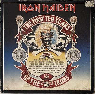 Lot 83 - IRON MAIDEN - THE FIRST TEN YEARS UP THE IRONS (BOX SET - IRN 1 - 10)