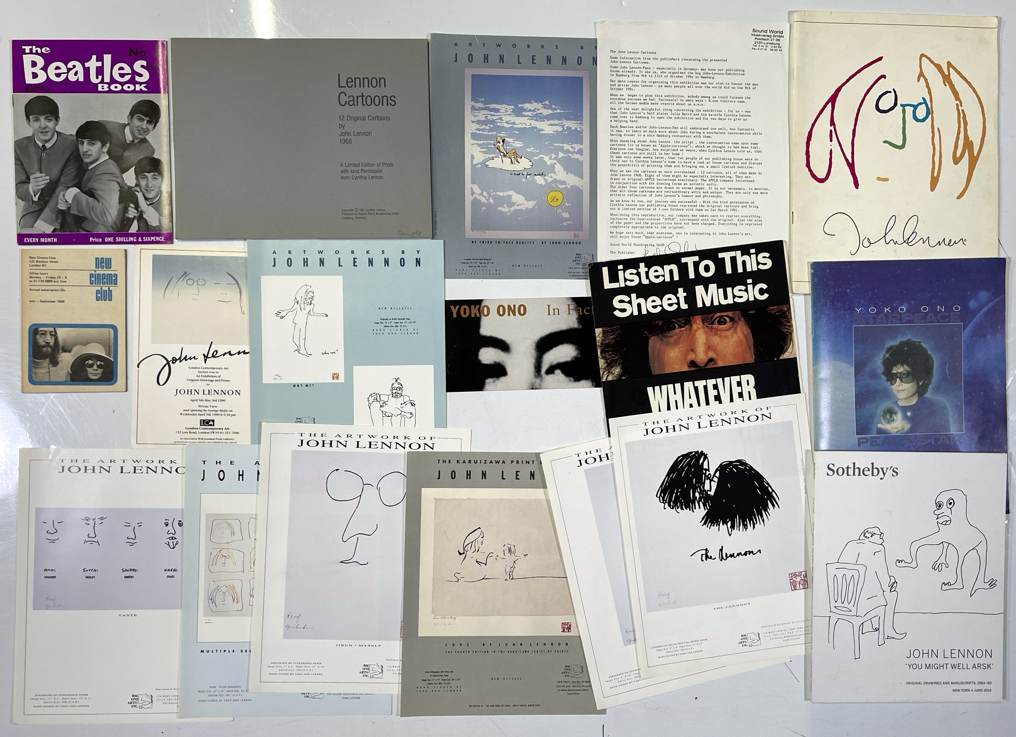 Lot 257 - THE BEATLES - BOOKS, MAGAZINES, CATALOGUES
