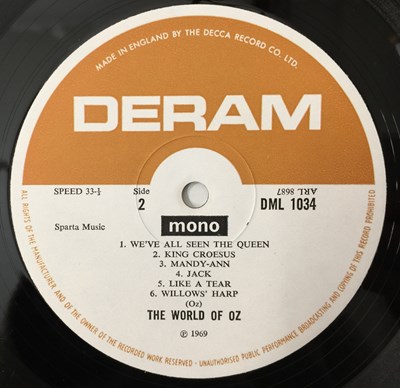 Lot 50 - THE WORLD OF OZ - S/T LP (PSYCH - UK MONO - DERAM - DML 1034)