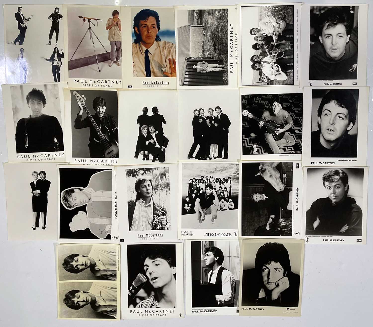 Lot 308 - THE BEATLES - PAUL MCCARTNEY - COLLECTION OF ORIGINAL PRESS/PROMO PHOTOGRAPHS.