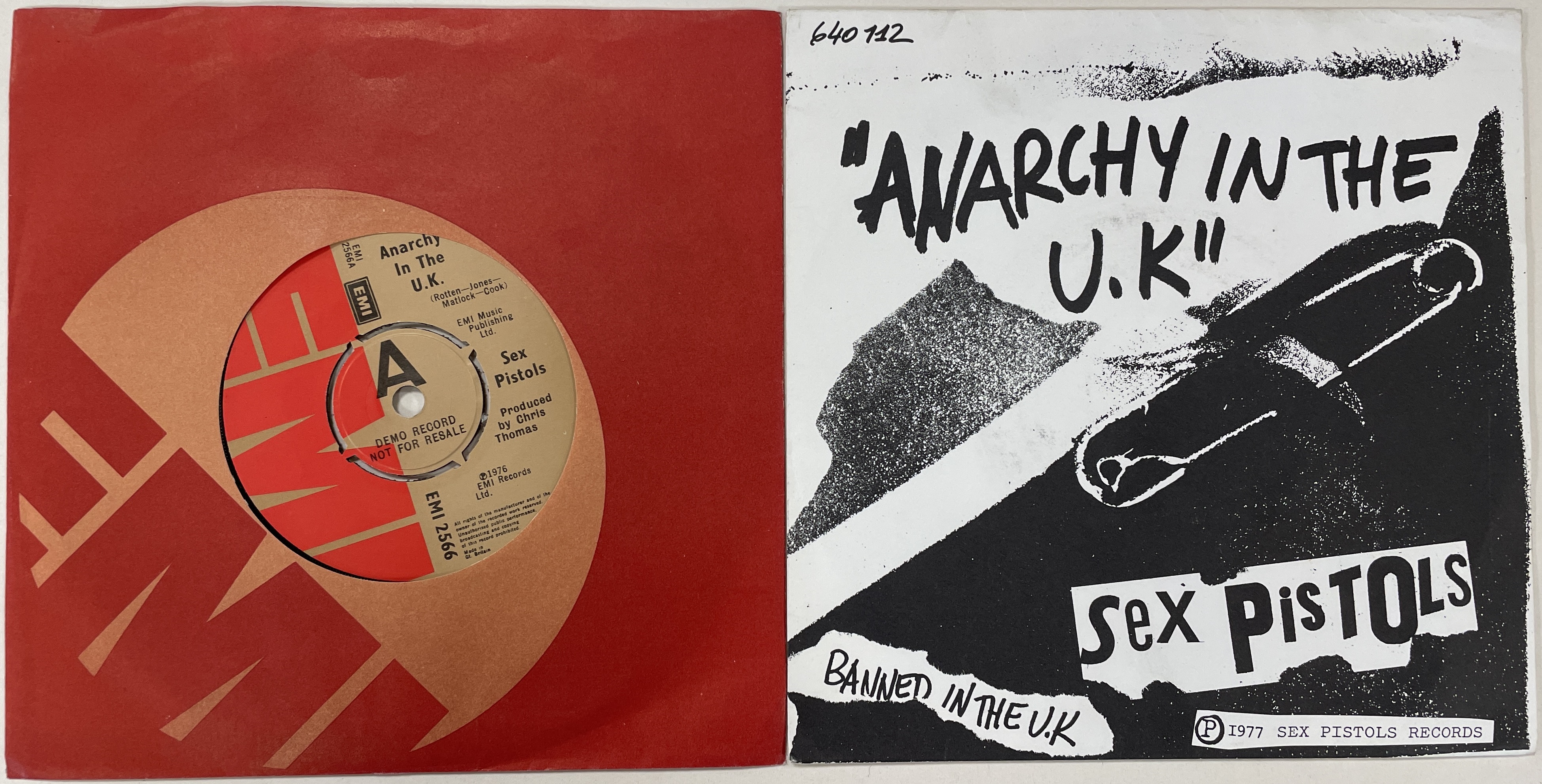 Lot 185 - SEX PISTOLS - ANARCHY IN THE UK 7