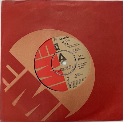 Lot 185 - SEX PISTOLS - ANARCHY IN THE UK 7" PACK (ORIGINAL UK DEMO/ FRENCH PRESS)