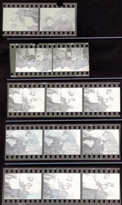 Lot 350 - THE MONTY FRESCO COLLECTION - JOHN LENNON AND YOKO ONO WITH MICHAEL X - LONDON 1970- NEGATIVES AND PRINTS WITH COPYRIGHT.