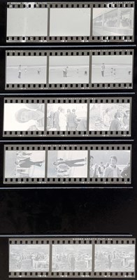 Lot 352 - THE MONTY FRESCO COLLECTION - THE BEATLES - FILMING MAGICAL MYSTERY TOUR, SEPTEMBER 1967- NEGATIVES WITH COPYRIGHT.