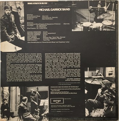 Lot 2 - MICHAEL GARRICK BAND - HOME STRETCH BLUES LP (ORIGINAL UK PRESSING - ARGO ZDA 154)