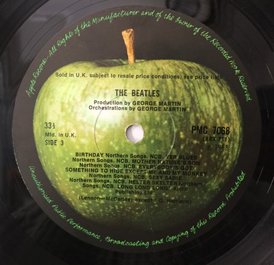 Lot 77 - THE BEATLES - WHITE ALBUM LP (ORIGINAL UK MONO COPY - NUMBER 0040023)