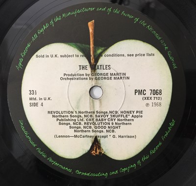 Lot 77 - THE BEATLES - WHITE ALBUM LP (ORIGINAL UK MONO COPY - NUMBER 0040023)