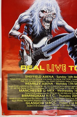 Lot 232 - IRON MAIDEN - 1993 TOUR  POSTER