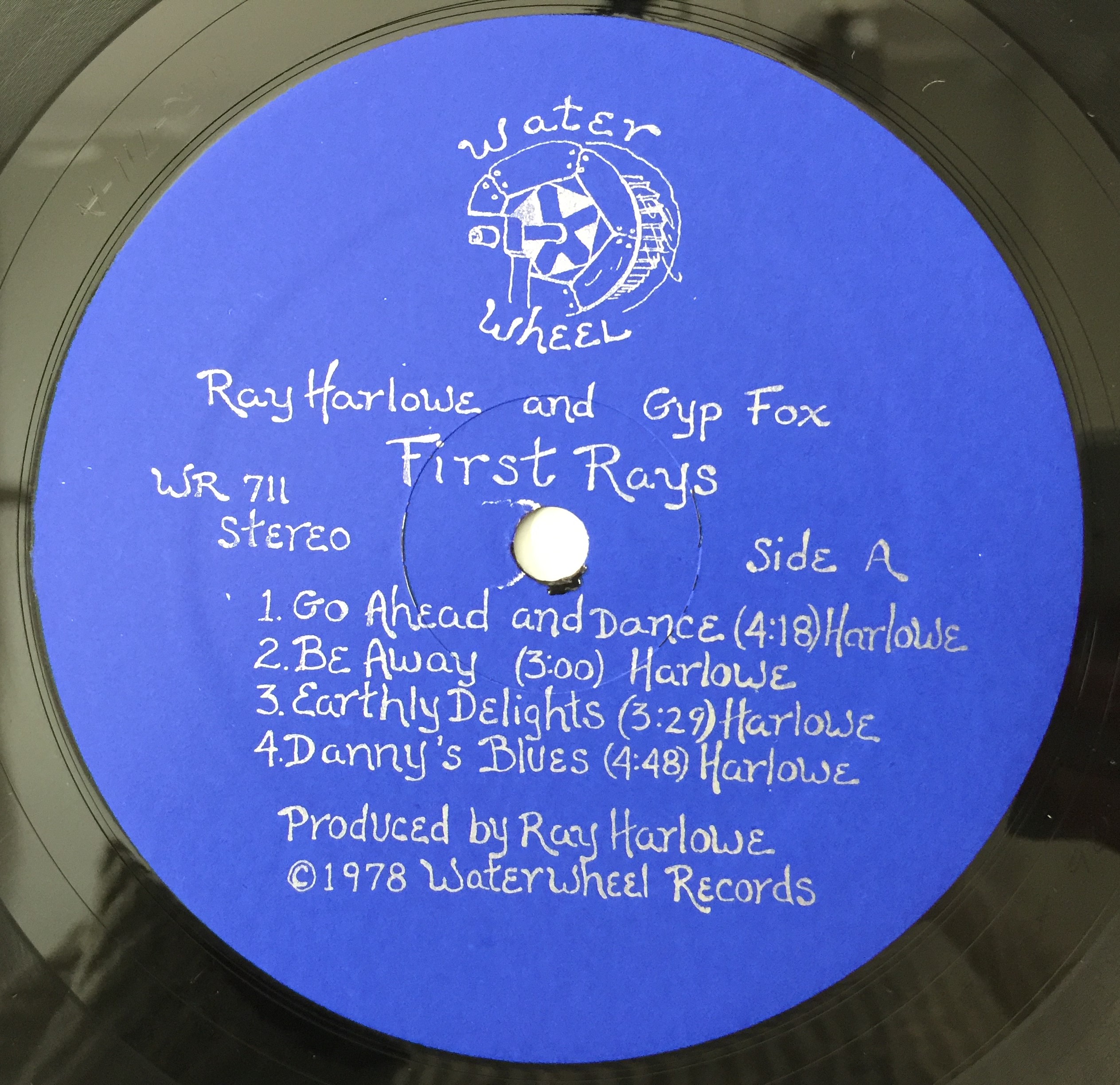 Lot 105 - RAY HARLOWE AND GYP FOX - FIRST RAYS LP
