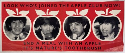 Lot 200 - THE BEATLES -ORIGINAL 1967 BRITISH COUNCIL OF DENTISTRY 'APPLE CLUB' POSTER.