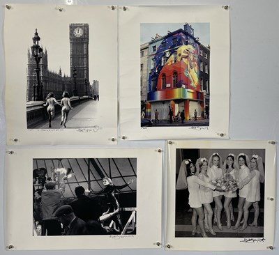 Lot 205 - THE BEATLES - FOUR BILL ZYGMANT SIGNED PRINTS.