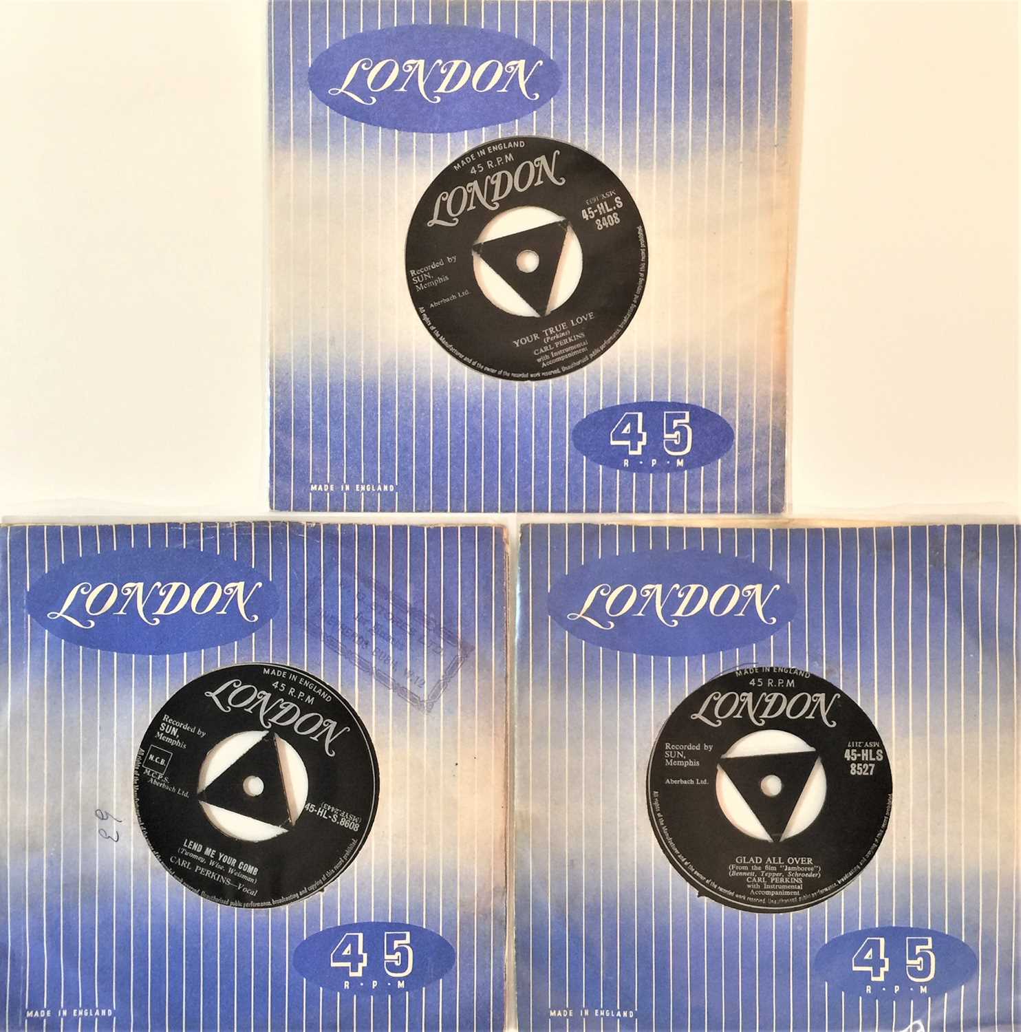 Lot 136 - CARL PERKINS UK 7'' LONDON RARITIES
