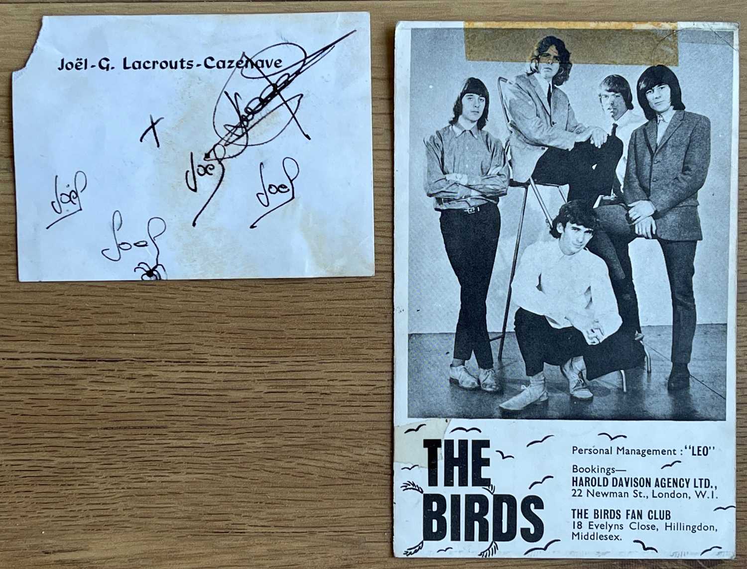 Lot 253 - THE BIRDS & RONNIE WOOD PLUS ROD STEWART &...