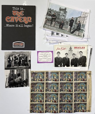 Lot 210 - THE BEATLES - CAVERN CLUB EPHEMERA INC ORIGINAL 1960S UNUSED MUG TRANSFERS.