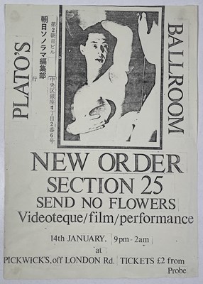 Lot 469 - NEW ORDER - 1981 CONCERT HANDBILL.