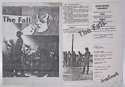 Lot 484 - THE FALL - TWO NEWSLETTERS, APRIL 1979.