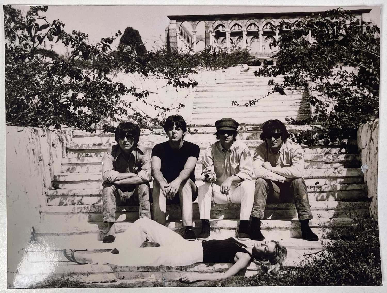 Lot 299 - THE BEATLES - A RARELY SEEN ORIGINAL PHOTO PRINT - BAHAMAS 1965.