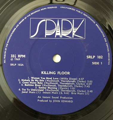 Lot 137 - KILLING FLOOR - KILLING FLOOR LP (UK STEREO ORIGINAL - SPARK SRLP 102)