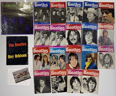 Lot 221 - THE BEATLES - MEMORABILIA INC PROGRAMMES / MONTHLY BOOKS.