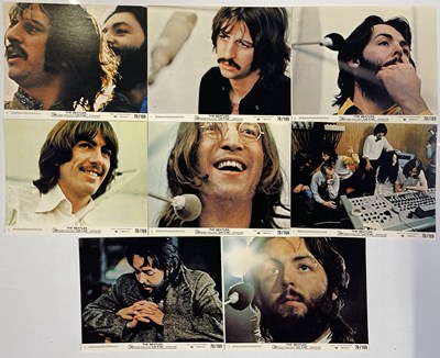 Lot 226 - THE BEATLES - ORIGINAL 'LET IT BE' LOBBY CARD SET.