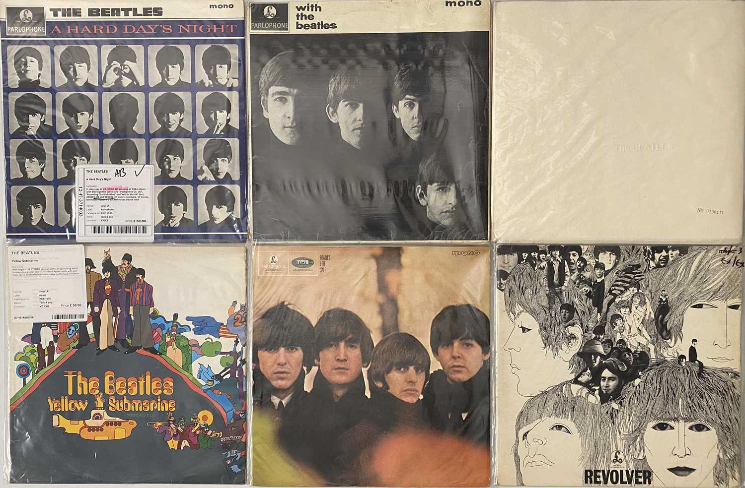 Lot 70 - THE BEATLES - ORIGINAL / EARLY UK PRESSINGS - LP PACK