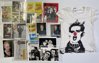 Lot 559 - PUNK INTEREST - VIVIENNE WESTWOOD COMIC RELIEF T-SHIRT / POSTCARDS.