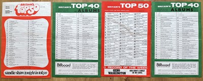 Lot 14 - RECORD STORE TOP TEN & TOP 40/50 1960'S...