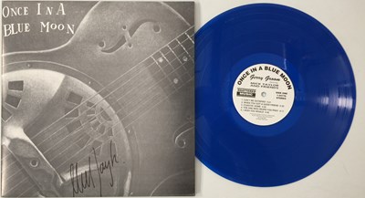 Lot 4 - GERRY GROOM feat MICK TAYLOR & FRIENDS - ONCE IN A BLUE MOON LP (LIMITED BLUE VINYL - SIGNED - SHLP-00Y002)