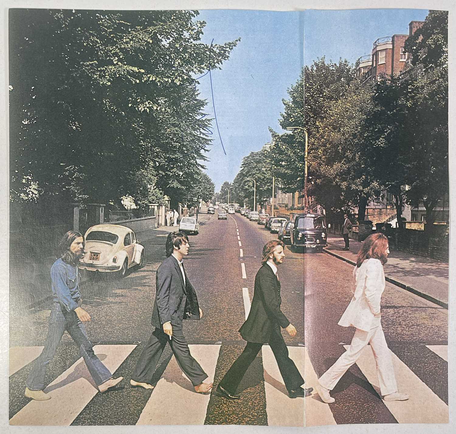 Lot 333 - THE BEATLES - PAUL MCCARTNEY - SIGNED ABBEY ROAD IMAGE.