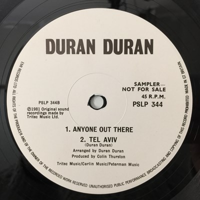 Lot 156 - DURAN DURAN - SOUND OF THUNDER LP (PSLP 344 - 1981 UK PROMO)