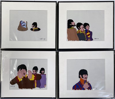 Lot 238 - THE BEATLES - YELLOW SUBMARINE ANIMATION PAINTINGS.