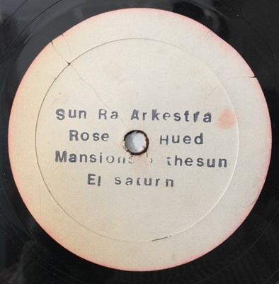 Lot 9 - THE SUN RA ARKESTRA - ROSE HUED MANSIONS OF THE SUN LP (GROUP RELEASED - HAND-DRAWN SLEEVE - EL SATURN RECORDS - 91780)