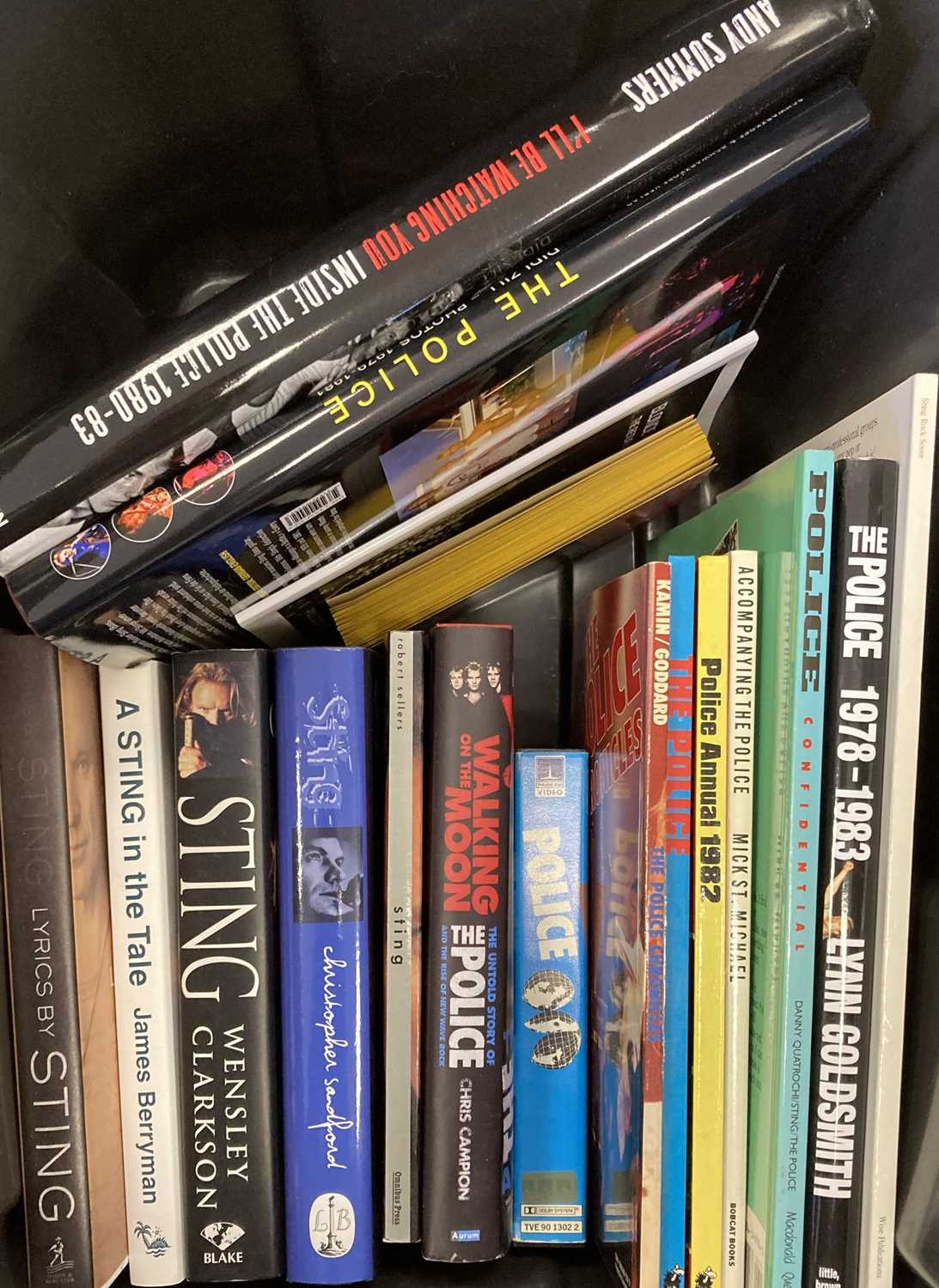 Lot 12 THE POLICE BOOKS / PROGRAMMES / SONGBOOKS