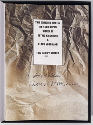 Lot 399 - THE BEATLES - HAMBURG DAYS LIMITED EDITION GENESIS BOOK, SIGNED BY KIRCHHERR AND VOORMANN - PRISTINE CONDITION.