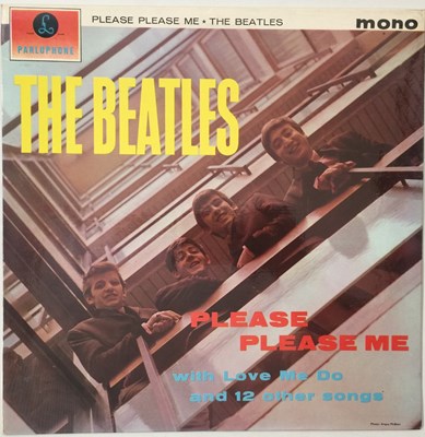 Lot 76 - THE BEATLES - PLEASE PLEASE ME LP (PMC 1202 - MONO 5TH PRESSING)