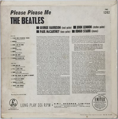 Lot 78 - THE BEATLES - PLEASE PLEASE ME LP (PMC 1202 - MONO 5TH PRESSING WITH Z ONLY TAX CODE)