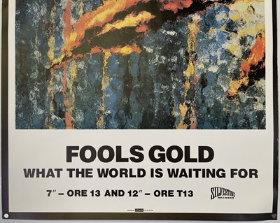 Lot 485 - THE STONE ROSES - ORIGINAL 'FOOLS GOLD' POSTER.