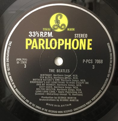Lot 80 - THE BEATLES - WHITE ALBUM LP (UK EXPORT COPY - PARLOPHONE - P-PCS 7067)