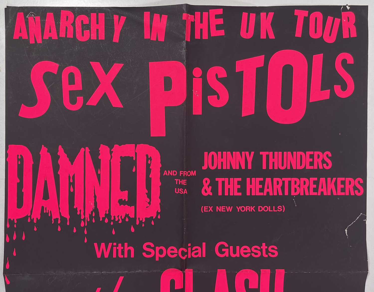 Lot 581 The Sex Pistols Original Anarchy Tour