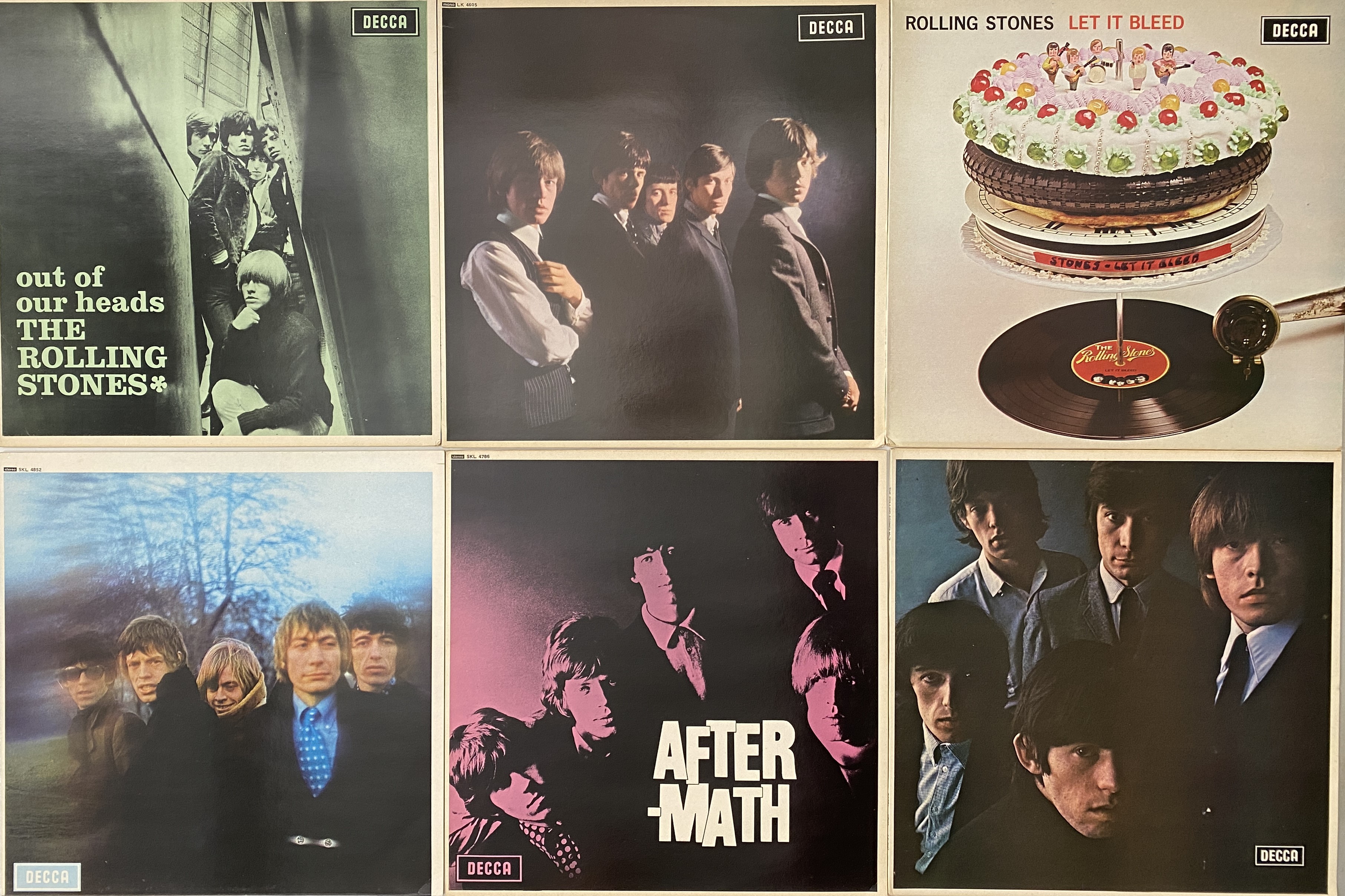 Lot 665 - THE ROLLING STONES - THE FIRST 8 STUDIO