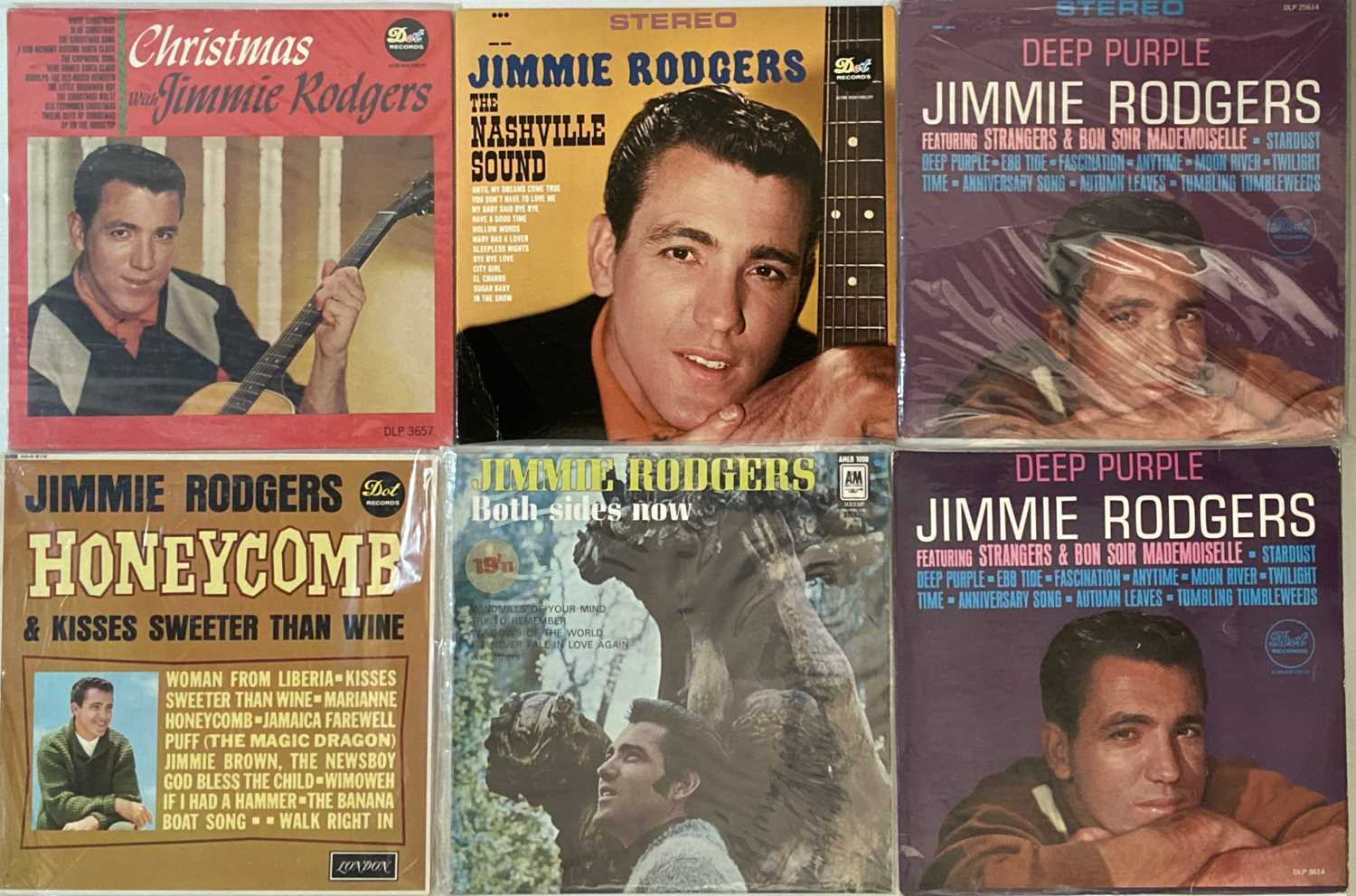 Lot 1186 - Jimmie Rodgers - LP Collection