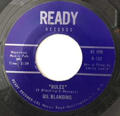 Lot 66 - GIL BLANDING - RULES 7" (READY RECORDS R-102)